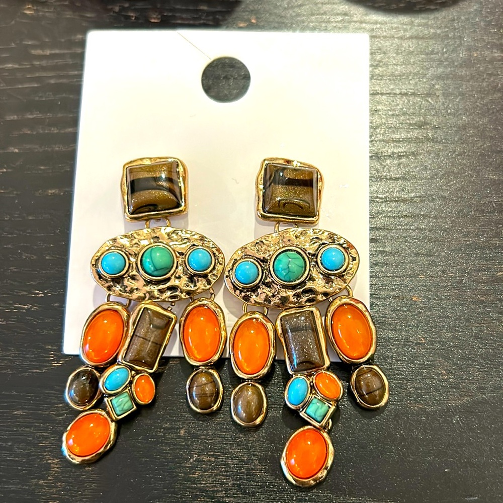 2 for $15 Bohemian Ethnic Retro Dangling Earrings